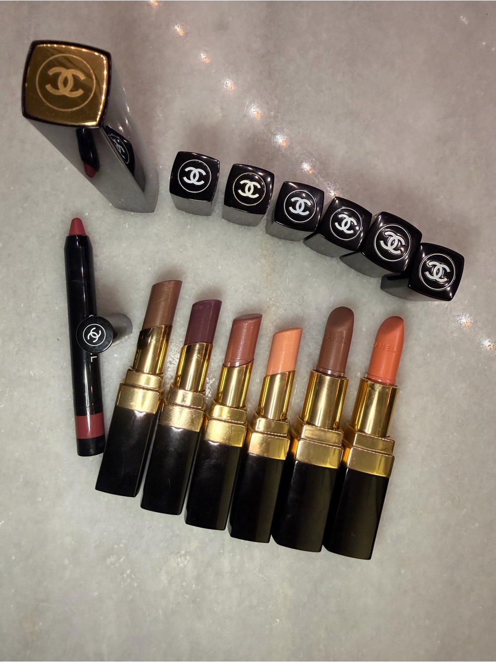 CHANEL Lipstick Collection — Nude, Pink & Mauve Mix